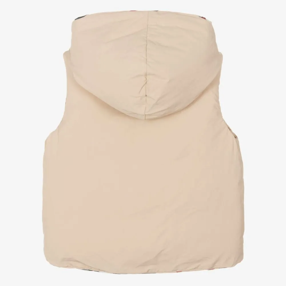 Burberry Coats & Jackets*Beige Down Padded Reversible Gilet PaleStone
