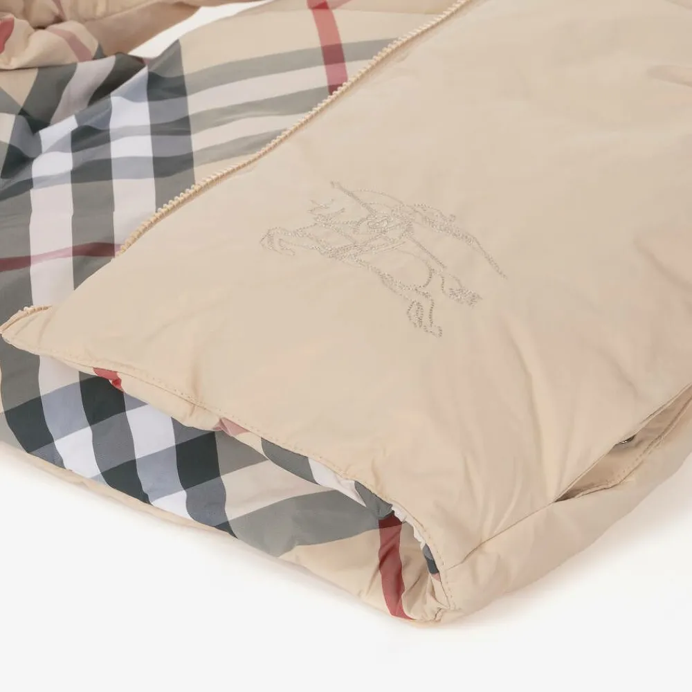 Burberry Coats & Jackets*Beige Down Padded Reversible Gilet PaleStone