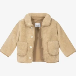 Burberry Coats & Jackets|Coats & Jackets*Beige Faux Fur Baby Jacket