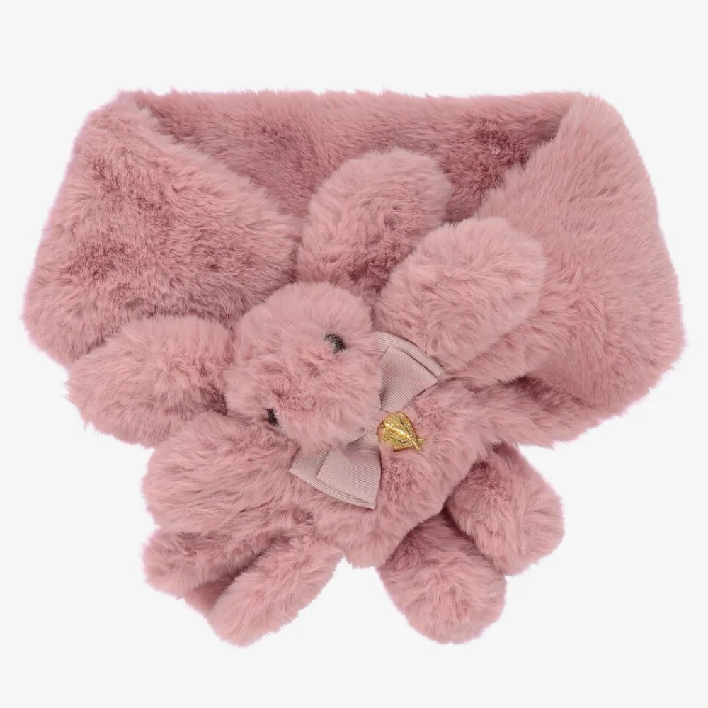 Angels Face Scarves*Beige Faux Fur Bunny Snood