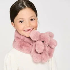 Angels Face Scarves*Beige Faux Fur Bunny Snood