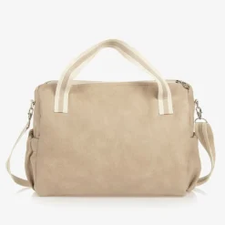 Paz Rodríguez Gifts*Beige Faux Leather Changing Bag (36cm)