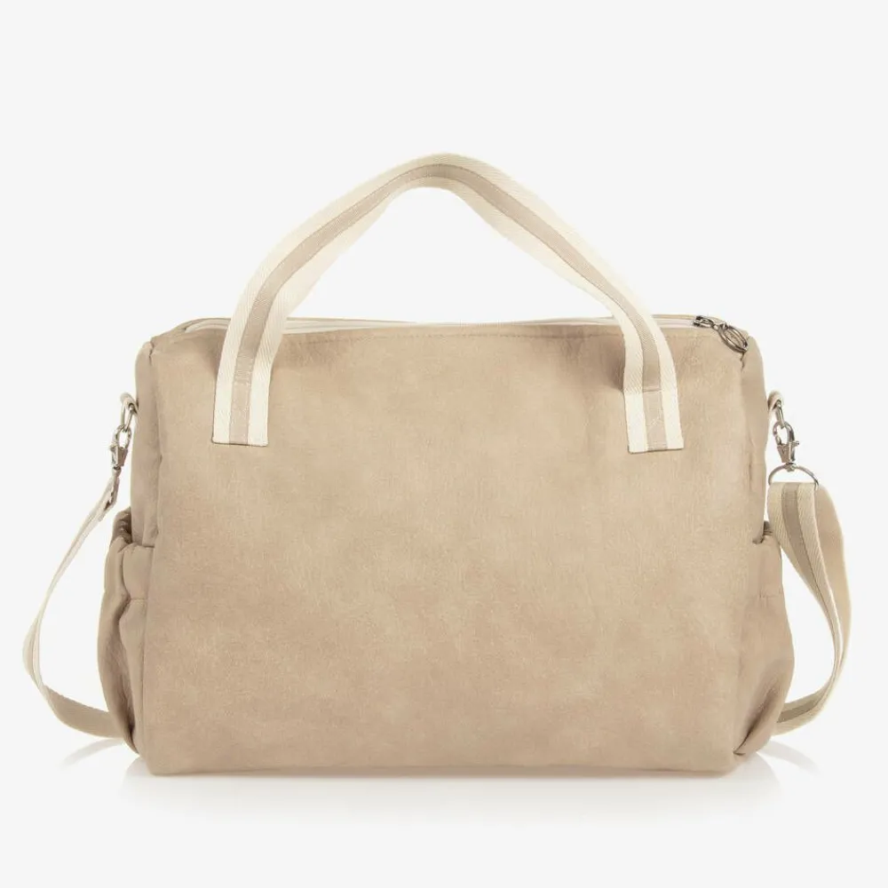 Paz Rodríguez Gifts*Beige Faux Leather Changing Bag (36cm)