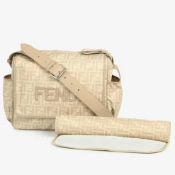 Fendi Bags*Beige FF Changing Bag (38cm)