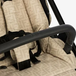 Fendi Strollers|Gifts*Beige FF Logo Stroller