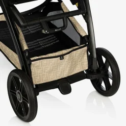Fendi Strollers|Gifts*Beige FF Logo Stroller