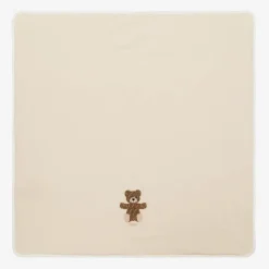 Fendi Gifts*Beige FF Teddy Bear Padded Blanket (80cm)