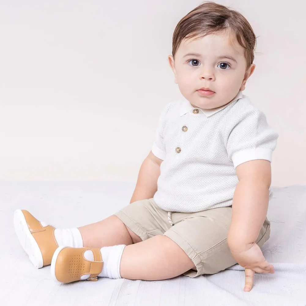 Early Days First Walkers|First Walkers*Beige First Walker Shoes