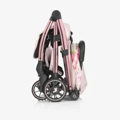 Monnalisa Strollers|Gifts*Beige Floral Baby Stroller
