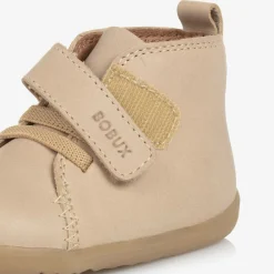 Bobux Step Up First Walkers|First Walkers*Beige Leather First Walker Boots