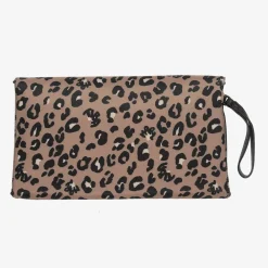 TIBA + MARL Gifts|Nursery Accessories*Beige Leopard Print Changing Mat Clutch (56cm)