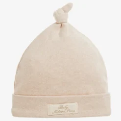 NaturaPura Hats|Hats*Beige Organic Cotton Baby Hat