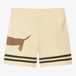 Mini Rodini Shorts|Shorts*Beige Organic Cotton Dog Print Shorts