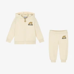 Moschino Baby Tracksuits*Beige Organic Cotton Tracksuit