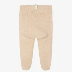 NaturaPura Trousers|Trousers*Beige Organic Cotton-Knit Baby Trousers