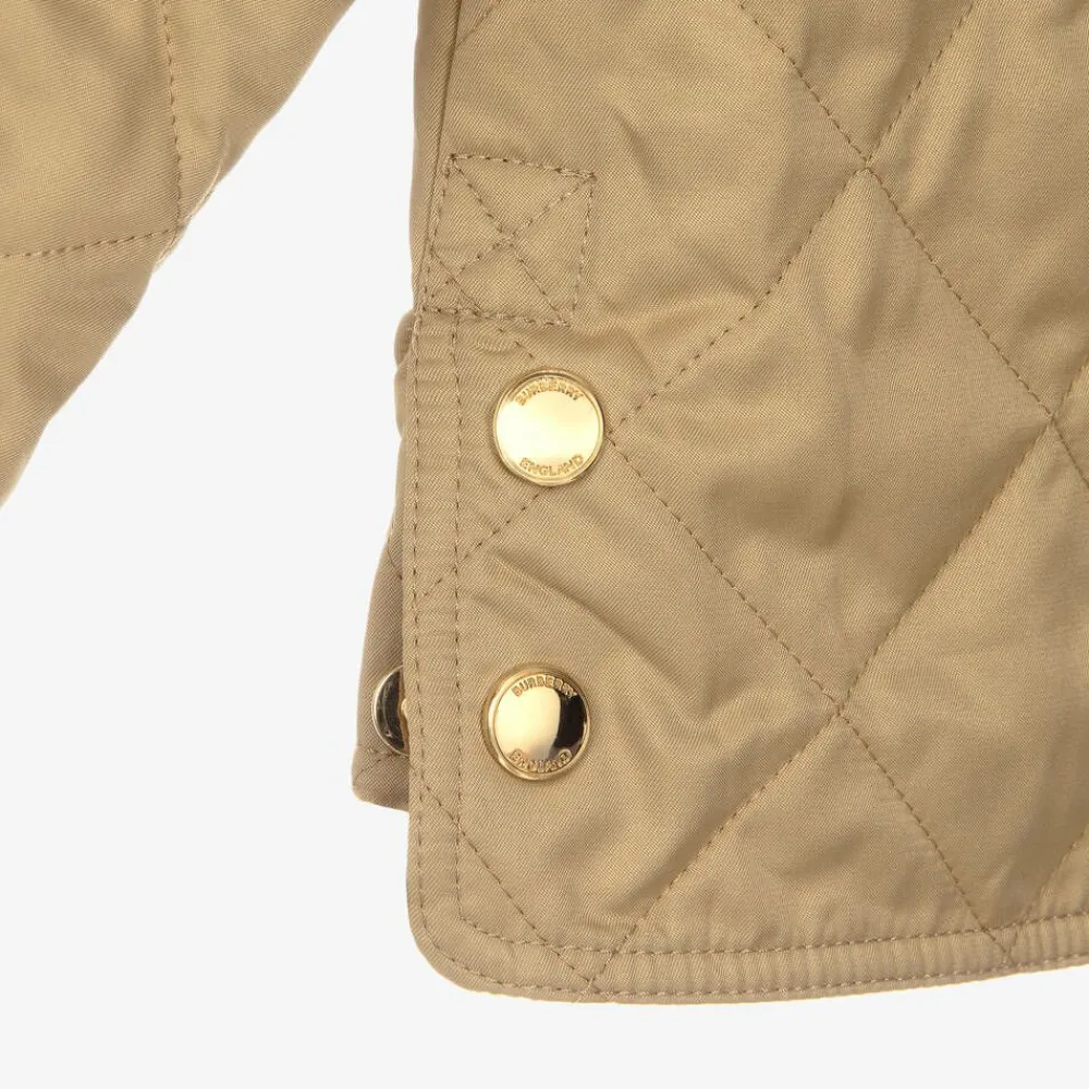 Burberry Coats & Jackets*Beige Quilted Jacket