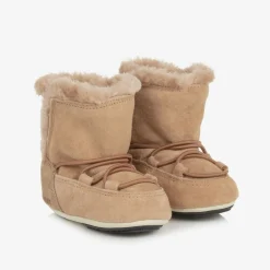 Moon Boot Boots|Boots*Beige Suede Baby s