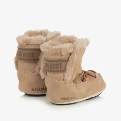 Moon Boot Boots|Boots*Beige Suede Baby s