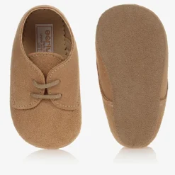 Early Days Pre Walkers|Pre Walkers*Beige Suede Pre-Walker Shoes