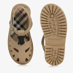 Burberry Jelly Shoes|Jelly Shoes*Beige TB Monogram Jelly Shoes