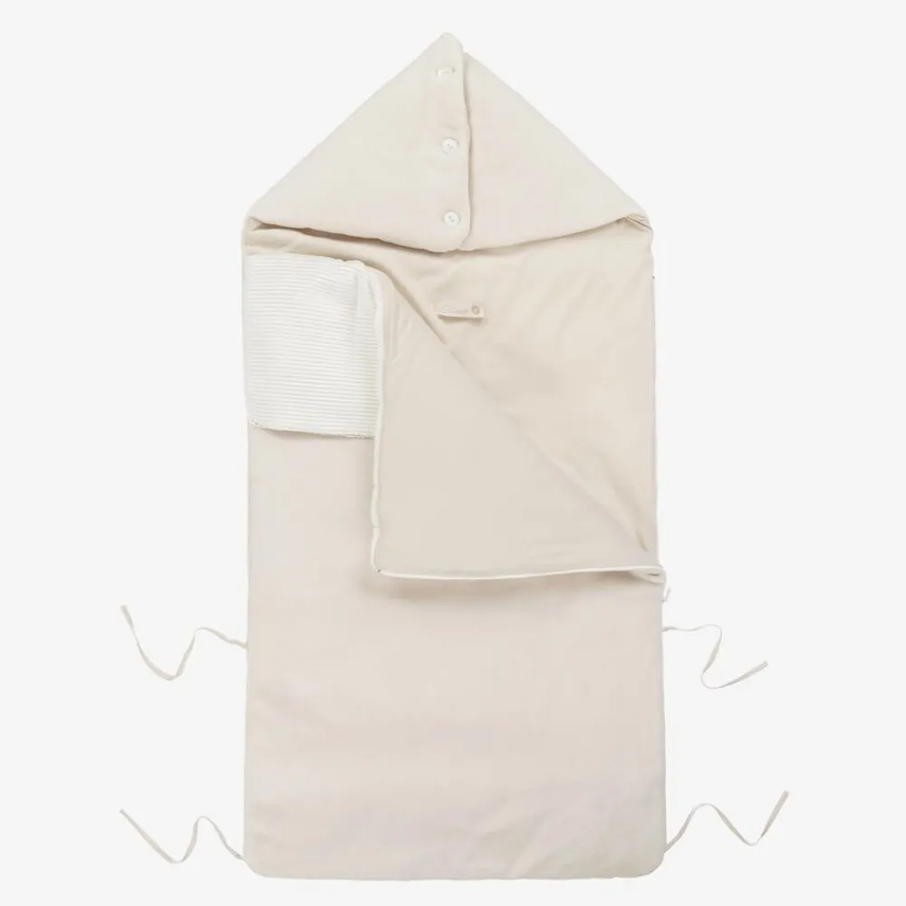 Pureté Du... Bébé Nests*Beige Velour Baby Nest (87cm)