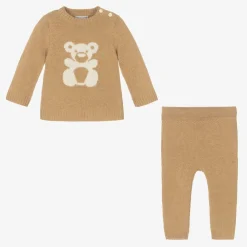 Beatrice amp; George Gifts*Beige Wool & Cashmere Teddy Trouser Set