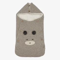 Paz Rodríguez Gifts*Beige Wool & Silk Knit Baby Nest (71cm)