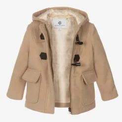 Beatrice amp; George Coats & Jackets|Coats & Jackets*Beige Wool-Blend Duffle Coat