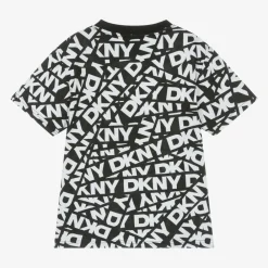DKNY Tops*Black & White Cotton T-Shirt