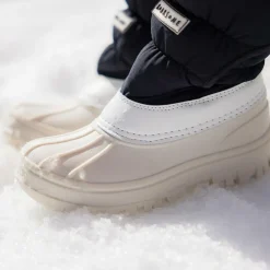 Roarsome Snow Boots|Snow Boots*Black & White Waterproof Snow Boots