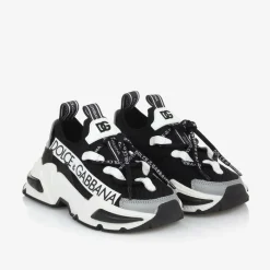 Dolce amp; Gabbana Trainers|Trainers*Black Airmaster Low-Top Sock Trainers