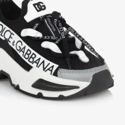 Dolce amp; Gabbana Trainers|Trainers*Black Airmaster Low-Top Sock Trainers