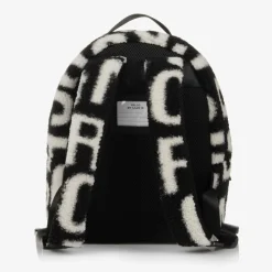 MARC JACOBS Bags*Black & White Sherpa Fleece Backpack (32cm)
