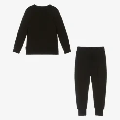 Roarsome Snowwear|Snowwear*Black Bamboo Jersey Base Layer Set