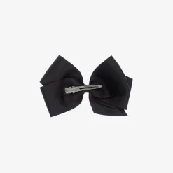 Peach Ribbons Hair Accessories*Black Bow Hair Clip (12cm)