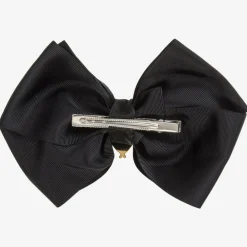 Angels Face Hair Accessories*Black Bow Hair Clip (19cm)