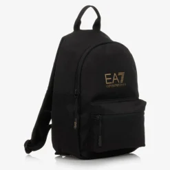 EA7 Emporio Armani Bags*Black Canvas Backpack (33cm)