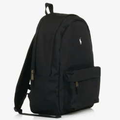 Ralph Lauren Bags|Bags*Black Canvas Pony Logo Backpack (45cm)