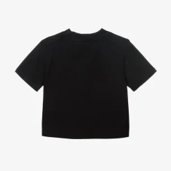 Burberry Tops*Black Cotton Baby T-Shirt