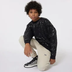 DKNY Tops|Tops*Black Cotton Jacquard Sweatshirt