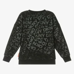 DKNY Tops|Tops*Black Cotton Jacquard Sweatshirt