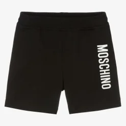 Moschino Baby Shorts*Black Cotton Jersey Shorts