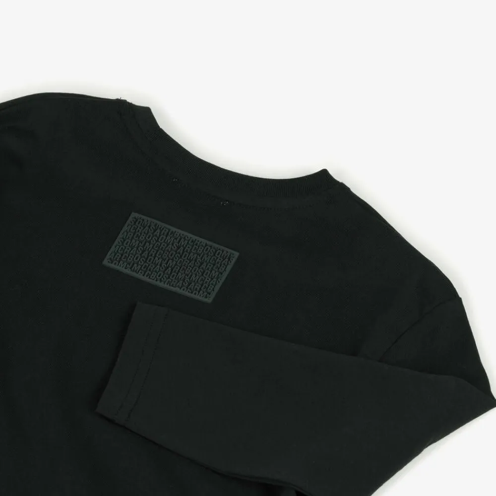 MARC JACOBS Tops*Black Cotton Jersey Top