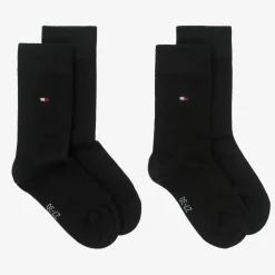 Tommy Hilfiger Socks*Black Cotton Socks (2 Pack)