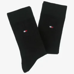 Tommy Hilfiger Socks*Black Cotton Socks (2 Pack)