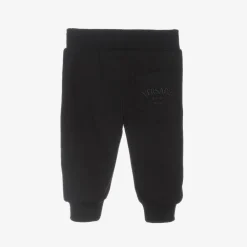 Versace Trousers*Black Cotton Wild Barocco Joggers