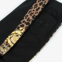 Versace Trousers*Black Cotton Wild Barocco Joggers