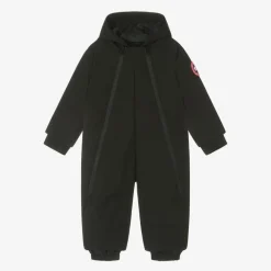 Canada Goose Snowwear*Black Down-Filled Baby Snowsuit