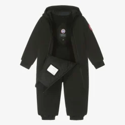 Canada Goose Snowwear*Black Down-Filled Baby Snowsuit