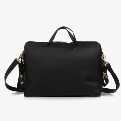 Pasito a Pasito Bags*Black Faux Leather Changing Bag (38cm)